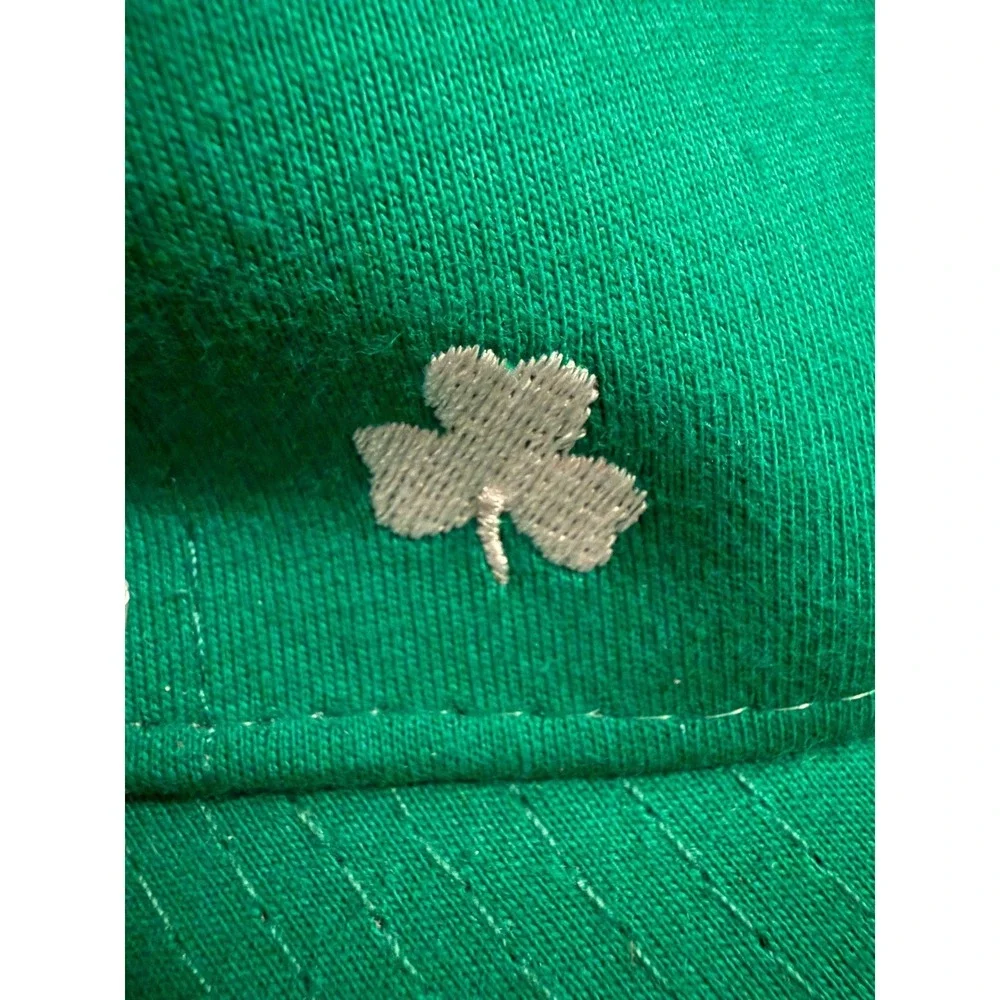 New Era Boston Red Sox Trucker Hat Women OSFM Green Rhinestone Shamrock MLB